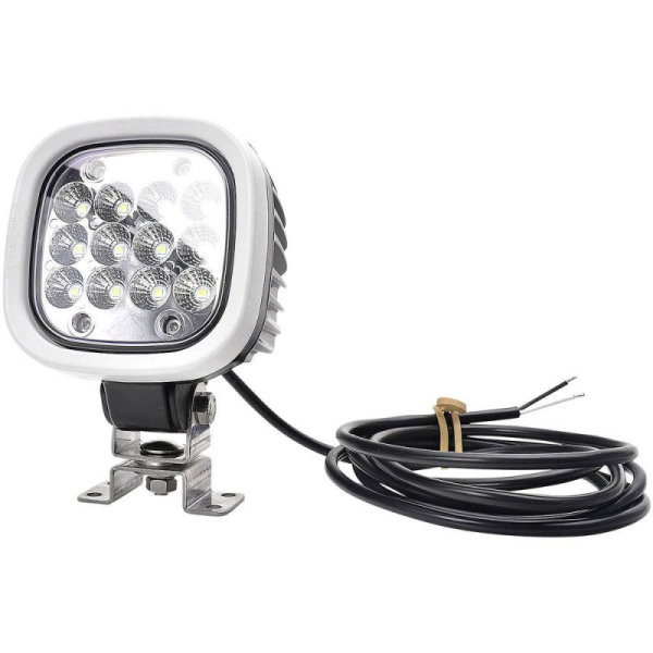 WAS Arbeitsscheinwerfer 12V/24V, weiß mit Schraubbefestigung