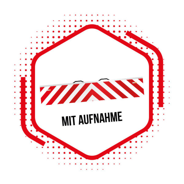 Frontschild für Mähdrescher mit Aufnahme
